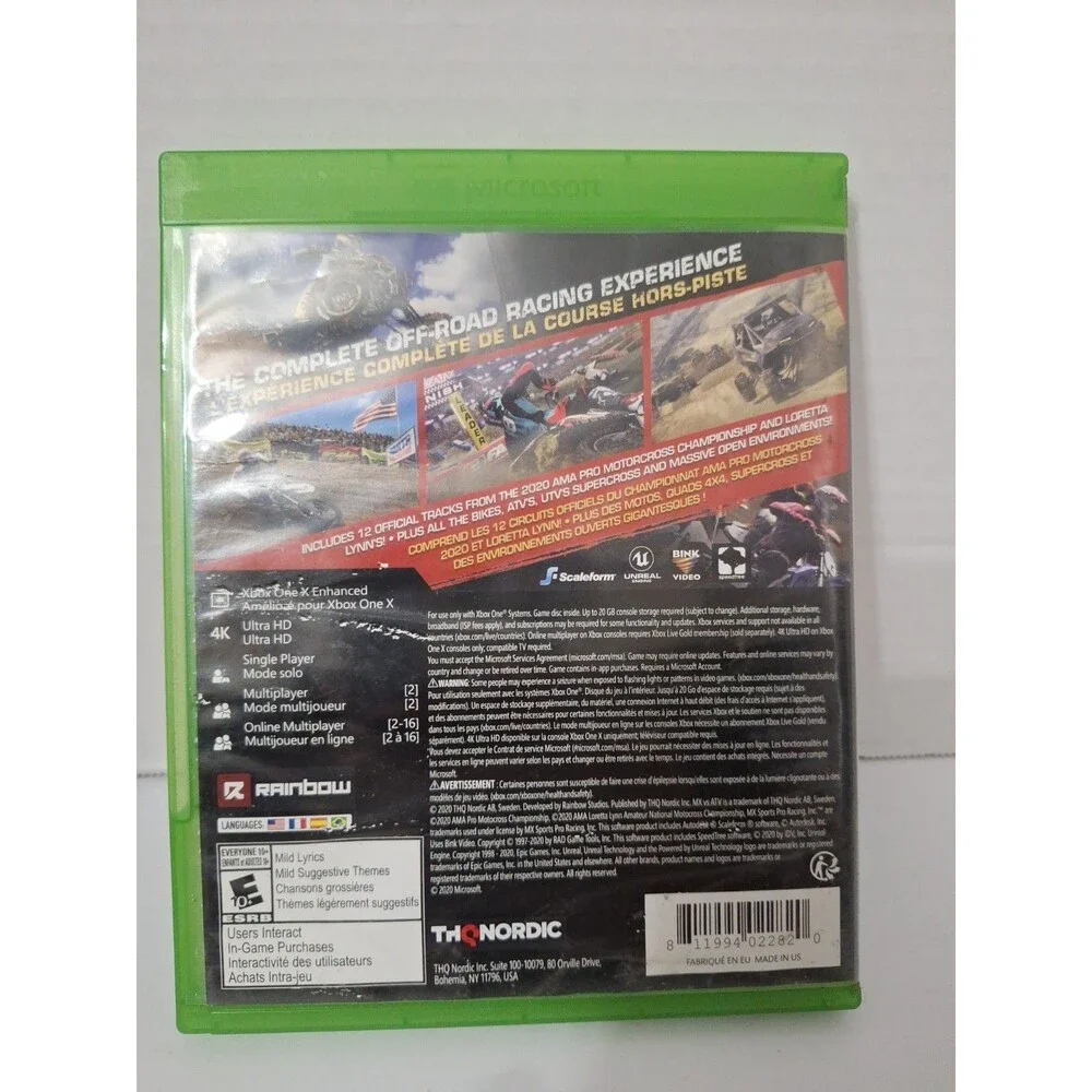 MX Vs ATV All Out 2020 Pro Nationals Edition (Xbox One) Video Game